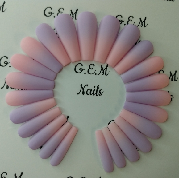 Press on nails (long coffin) - Picture 2 of 3